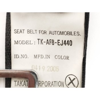 Recambio de cinturon seguridad delantero derecho para honda jazz (gd1/5) 1.4 dsi cat referencia OEM IAM TKAF8EJ440  