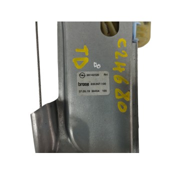 Recambio de elevalunas trasero derecho para opel astra k lim. 5türig 1.6 cdti dpf referencia OEM IAM 39142320  