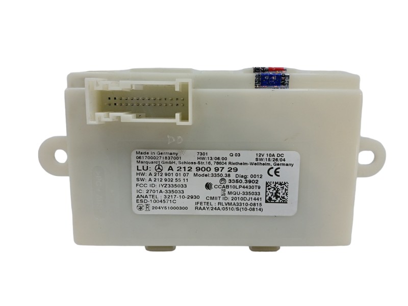 Recambio de modulo electronico para mercedes-benz clase a (w176) 2.1 cdi cat referencia OEM IAM A2129009729  