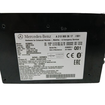 Recambio de modulo electronico para mercedes-benz clase a (w176) 2.1 cdi cat referencia OEM IAM A2139003617  