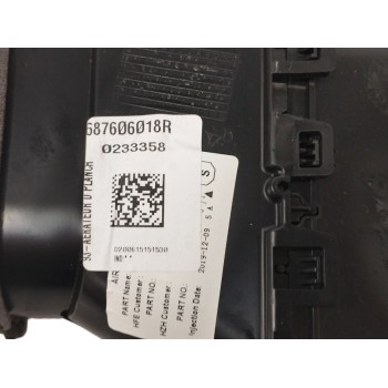 Recambio de rejilla aireadora para renault kadjar 1.5 blue dci diesel fap referencia OEM IAM 687606018R LADO DERECHO 