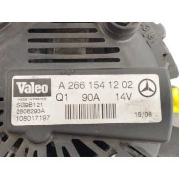 Recambio de alternador para mercedes-benz clase a (w169) 1.5 cat referencia OEM IAM A2661541202 90A 