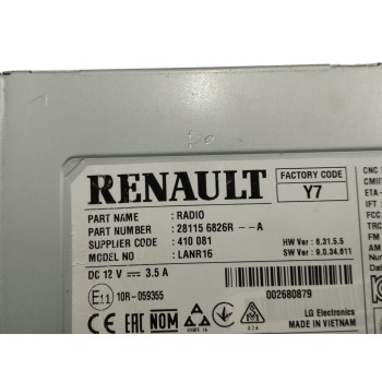 Recambio de sistema navegacion gps para renault kadjar 1.5 blue dci diesel fap referencia OEM IAM 281156826R  