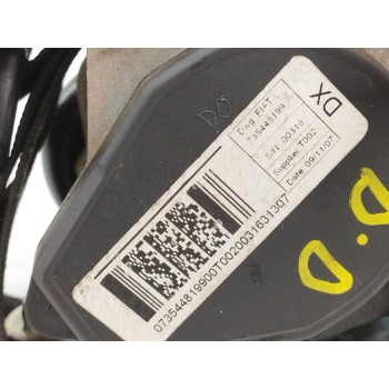 Recambio de cinturon seguridad delantero derecho para fiat linea (110) 1.3 16v jtd cat referencia OEM IAM 735448199  