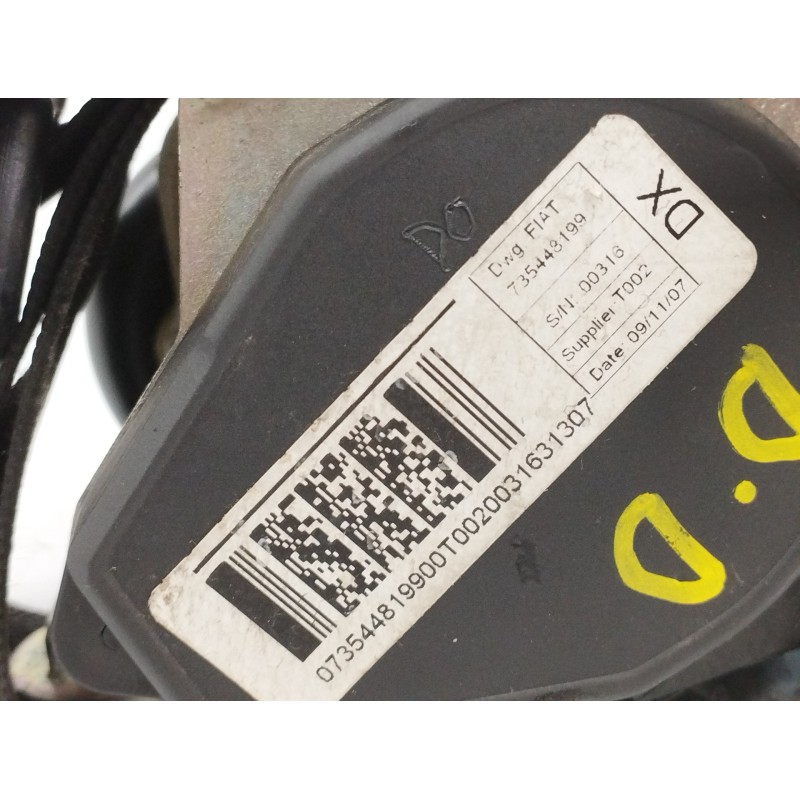 CINTURON SEGURIDAD DELANTERO DERECHO