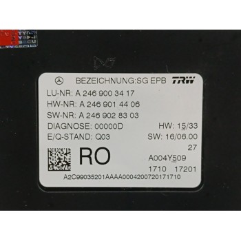 Recambio de modulo electronico para mercedes-benz clase a (w176) 2.1 cdi cat referencia OEM IAM A2469003417  