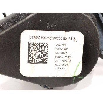 Recambio de cinturon seguridad trasero izquierdo para fiat tipo ii (357) fam 1.4 cat (gpl) referencia OEM IAM 7356919670  