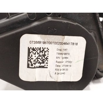 Recambio de cinturon seguridad trasero derecho para fiat tipo ii (357) fam 1.4 cat (gpl) referencia OEM IAM 7356919670  