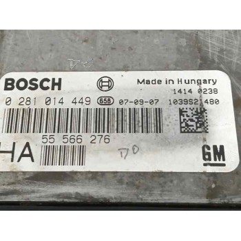 Recambio de centralita motor uce para opel vectra c berlina 1.9 cdti referencia OEM IAM 55566276 0281014449 