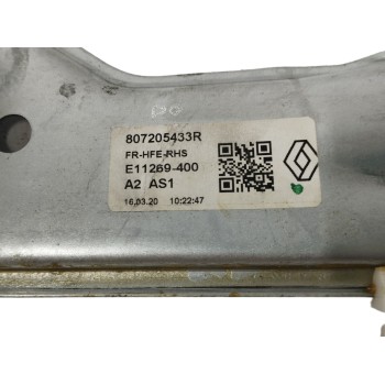 Recambio de elevalunas delantero derecho para renault kadjar 1.5 blue dci diesel fap referencia OEM IAM 807205433R 807205433R 