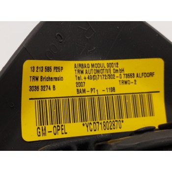 Recambio de airbag lateral delantero derecho para opel corsa d 1.4 16v referencia OEM IAM 13213585  
