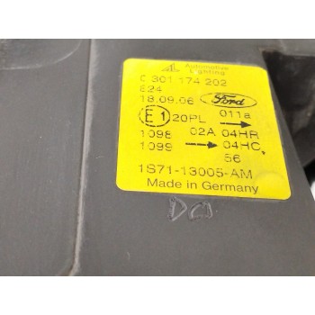 Recambio de faro derecho para ford mondeo berlina (ge) 2.0 cat referencia OEM IAM 1S7113005AM 301174202 
