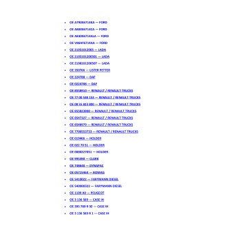 Recambio de filtro aceite para para varios modelos referencia OEM IAM 7O0128  