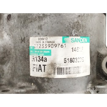 Recambio de compresor aire acondicionado para fiat linea (110) 1.3 16v jtd cat referencia OEM IAM 51803875 SD6V12 