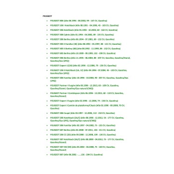 Recambio de filtro gasolina para para varios modelos referencia OEM IAM 9F0009  