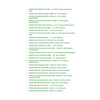Recambio de filtro gasolina para para varios modelos referencia OEM IAM 9F0009  