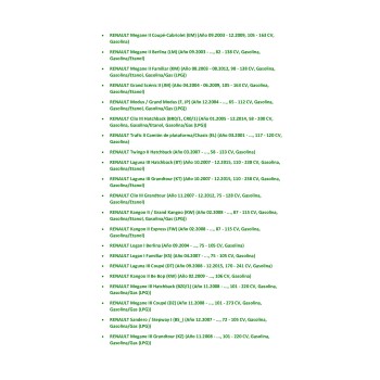 Recambio de filtro gasolina para para varios modelos referencia OEM IAM 9F0009  