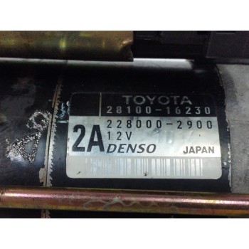 Recambio de motor arranque para toyota corolla (e11) 1.6 16v referencia OEM IAM 2810016230 2280002900 