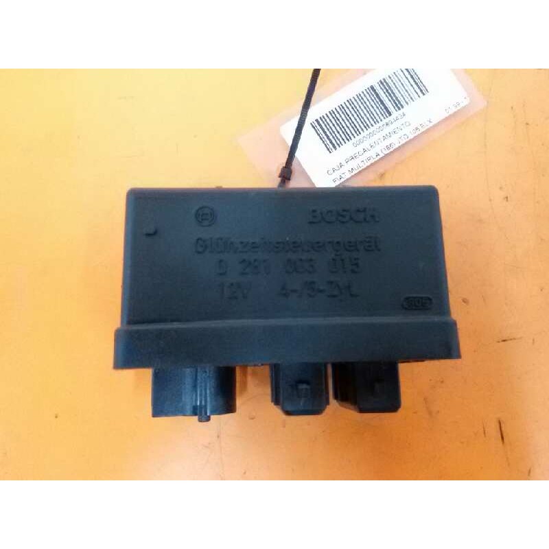 Recambio de caja precalentamiento para fiat multipla (186) jtd 105 elx referencia OEM IAM 0060653990  0281003015