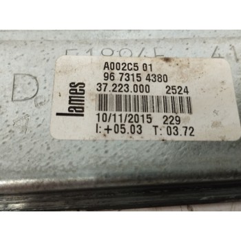 Recambio de elevalunas delantero derecho para peugeot 208 1.6 blue-hdi fap referencia OEM IAM 9673154380 9674254380 