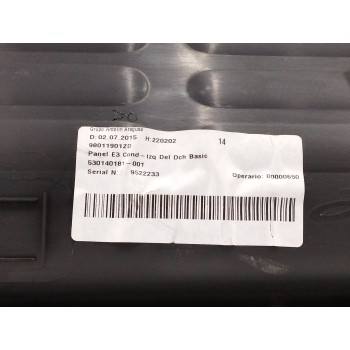 Recambio de guarnecido puerta delantera derecha para citroën c4 cactus 1.2 12v vti referencia OEM IAM 98011901ZD NEGRO 