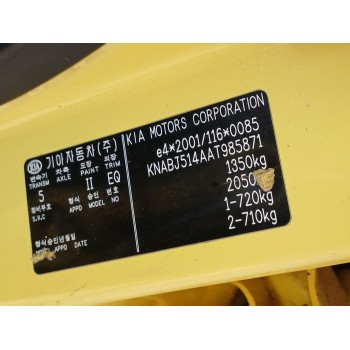 Recambio de carroceria corte para kia picanto 1.0 cat referencia OEM IAM   