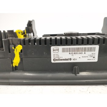 Recambio de mando climatizador para seat ibiza (6j5) 1.6 tdi referencia OEM IAM 6J0820043A  