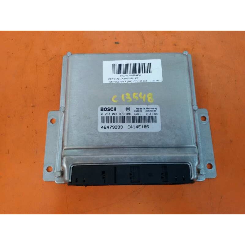 Recambio de centralita motor uce para fiat multipla (186) jtd 105 elx referencia OEM IAM 0046479993 0281001879 