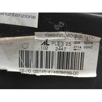 Recambio de faro derecho para fiat ducato furgoneta (250) 100 multijet 2,2 d referencia OEM IAM 1369495080  