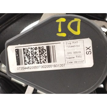 Recambio de cinturon seguridad delantero izquierdo para fiat linea (110) 1.3 16v jtd cat referencia OEM IAM 735448200  