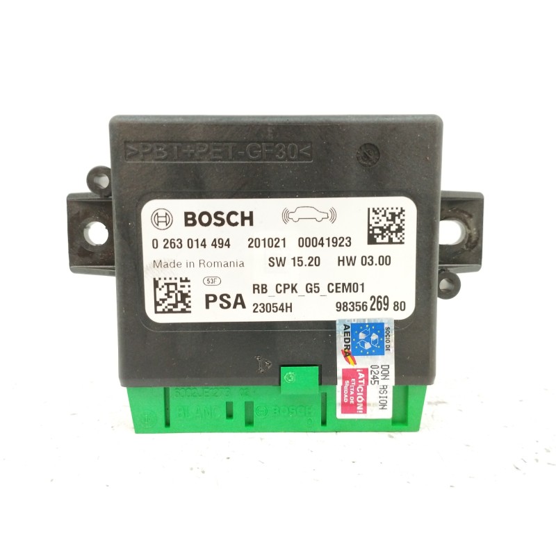 Recambio de modulo electronico para peugeot 5008 1.5 blue-hdi fap referencia OEM IAM 9835626980 026301494 