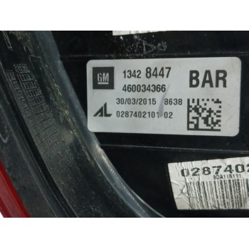 Recambio de piloto trasero izquierdo para opel corsa e 1.4 referencia OEM IAM 13428447  