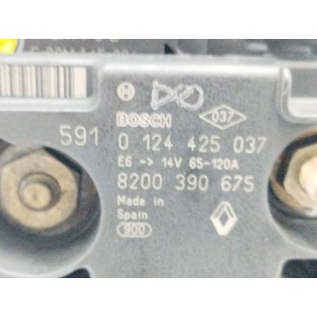 Recambio de alternador para renault modus authentique referencia OEM IAM 8200390675 0124425037 120A
