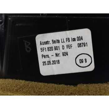 Recambio de rejilla aireadora para seat leon st (5f8) 2.0 tdi referencia OEM IAM 5F1820901D LADO IZQUIERDO 
