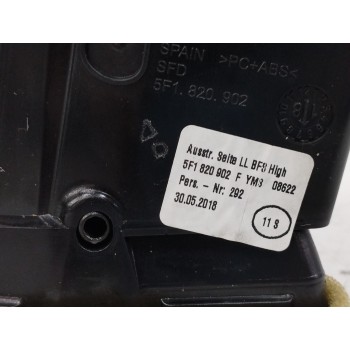 Recambio de rejilla aireadora para seat leon st (5f8) 2.0 tdi referencia OEM IAM 5F1820902F LADO DERECHO 