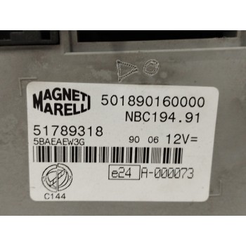 Recambio de modulo electronico para fiat croma (194) 1.9 jtd 16v cat referencia OEM IAM 51789318 501890160000 