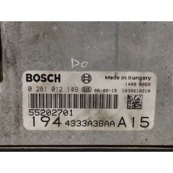 Recambio de centralita motor uce para fiat croma (194) 1.9 jtd 16v cat referencia OEM IAM 55202701 0281012149 
