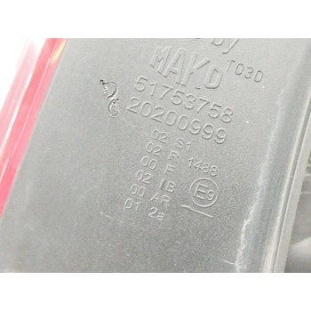Recambio de piloto trasero izquierdo para fiat linea (110) 1.3 16v jtd cat referencia OEM IAM 51753758 20200748 