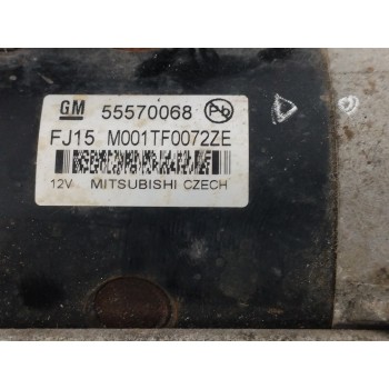 Recambio de motor arranque para opel mokka 1.6 cdti dpf referencia OEM IAM 55570068 M001TF0027ZE 