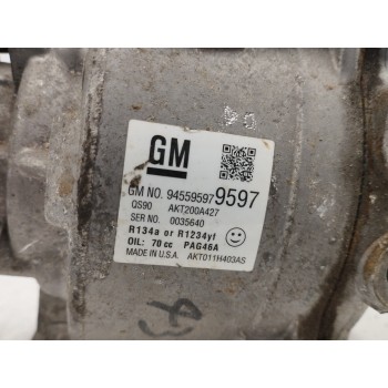 Recambio de compresor aire acondicionado para opel mokka 1.6 cdti dpf referencia OEM IAM 94559597  