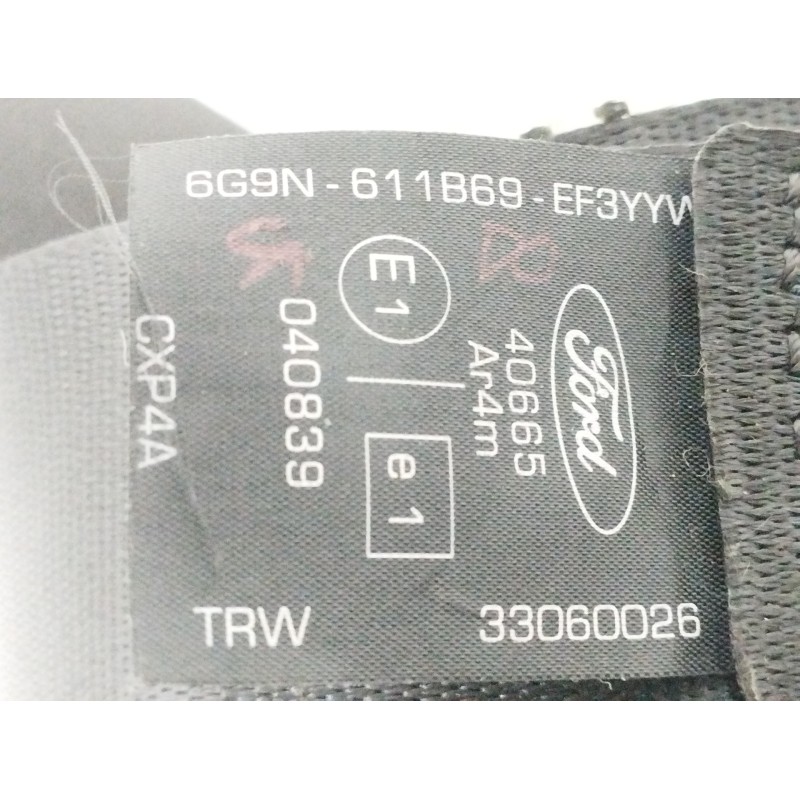 CINTURON SEGURIDAD TRASERO DERECHO