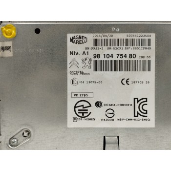 Recambio de sistema audio / radio cd para citroën c4 cactus 1.2 12v vti referencia OEM IAM 9810475480  