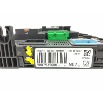 Recambio de caja reles / fusibles para citroën c4 cactus 1.2 12v vti referencia OEM IAM 9807531680  