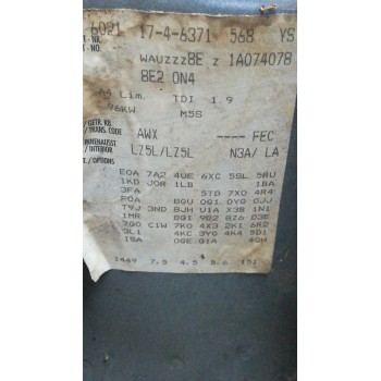 audi a4 berlina (8e) del año 2001