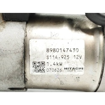Recambio de motor arranque para opel astra h berlina 1.7 16v cdti referencia OEM IAM 8980147430 S114925 