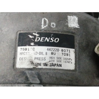 Recambio de compresor aire acondicionado para opel zafira a 2.0 16v di cat (x 20 dtl / ld3) referencia OEM IAM 4472208071  