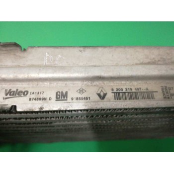 Recambio de intercooler para renault trafic caja cerrada (ab 4.01) 2.5 dci diesel cat referencia OEM IAM 8200219497 874869N 