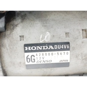 Recambio de motor arranque para honda cr-v (re) 2.2 dtec cat referencia OEM IAM 4280005670 DU4V6 