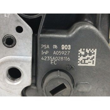 Recambio de cerradura puerta trasera derecha para citroën c4 cactus 1.2 12v vti referencia OEM IAM A05927 PSA016903 