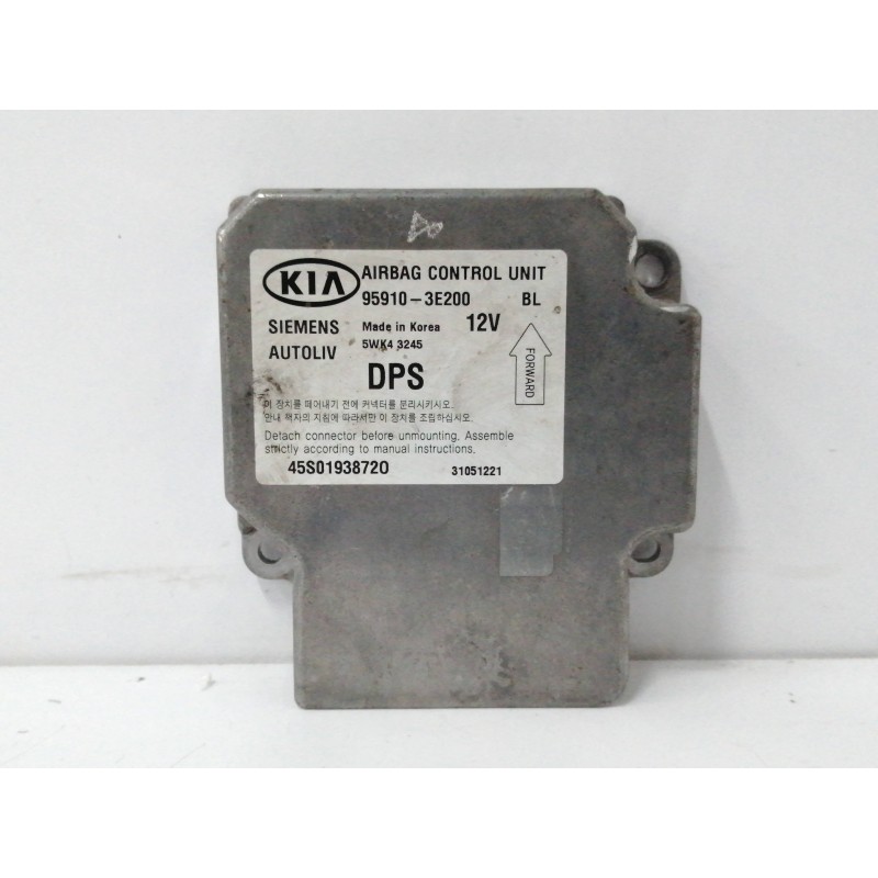Recambio de centralita airbag para kia sorento i (jc) 2.5 crdi referencia OEM IAM 959103E200 5WK43245 
